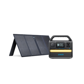 Anker 522 Portable Solar Battery Generator 299Wh |  300W   + up to 400W Anker Solar Panels [KIT-AK005]