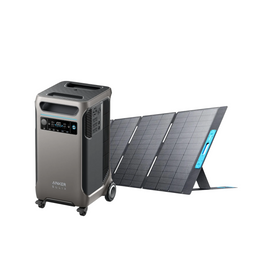 Anker SOLIX F3800 Solar Generator + Solar Panel Anker SOLIX F3800 Solar Generator |  up to 1200W Anker Solar Panels [KIT-AK009]