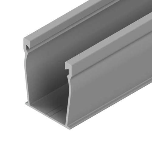 SnapNRack | Ultra Rail silver and on a white background 