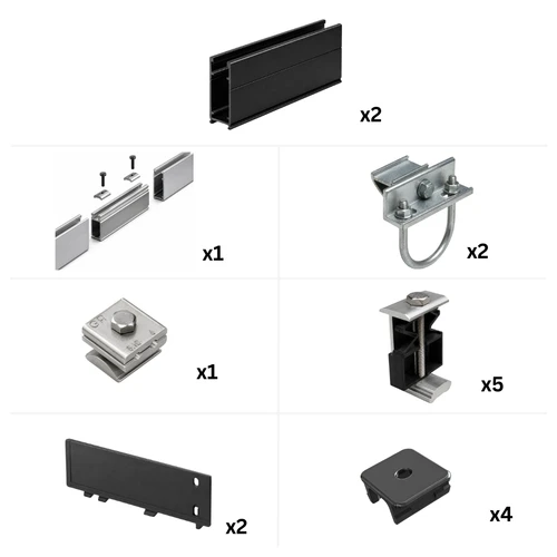 Tamarack GM KIT-X Components with corresponding amounts per kit