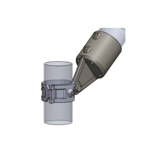close up rendering of Tamarack T-Fitting
