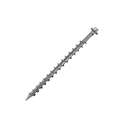 ChikoUSA Lawn Lizard 26 in. Ground Screw  at a diagonal angle