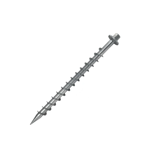 ChikoUSA Lawn Lizard 36 in. Ground Screw at a diagonal angle
