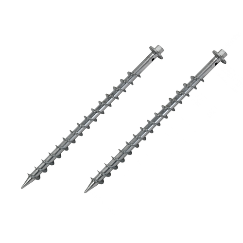 2 ChikoUSA Lawn Lizard 26 in. Ground Screw  at a diagonal angle