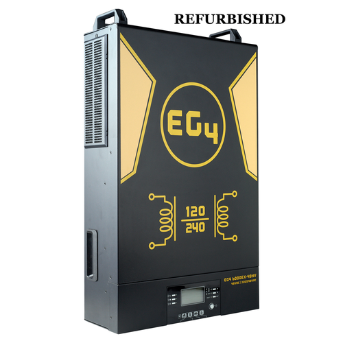Refurbished | EG4 6K Off-Grid Split Phase Inverter | 6000EX-48HV | 6000W Output | 7500W PV Input | 500V VOC Input | Split Phase 120/240VAC | All In One Solar Inverter