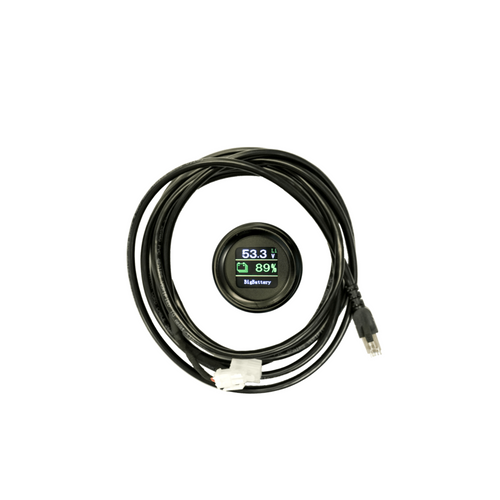 BigBattery | 48V HUSKY 2 Communication State of Charge Meter with 3ft Cable - Battery Capacity Monitor