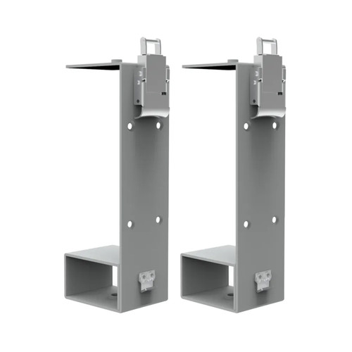 Pair of Pytes V5 LFP Battery Brackets angled view
