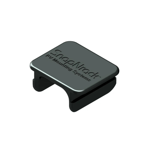SnapNrack PV mounting system cable management clip for securing solar wires in rail channels