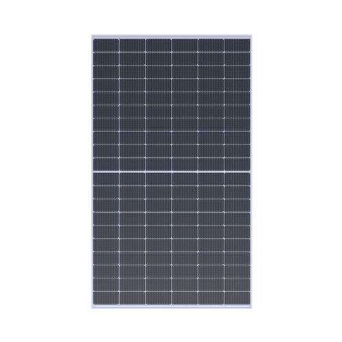 Front View of Boviet 445W Bifacial panels