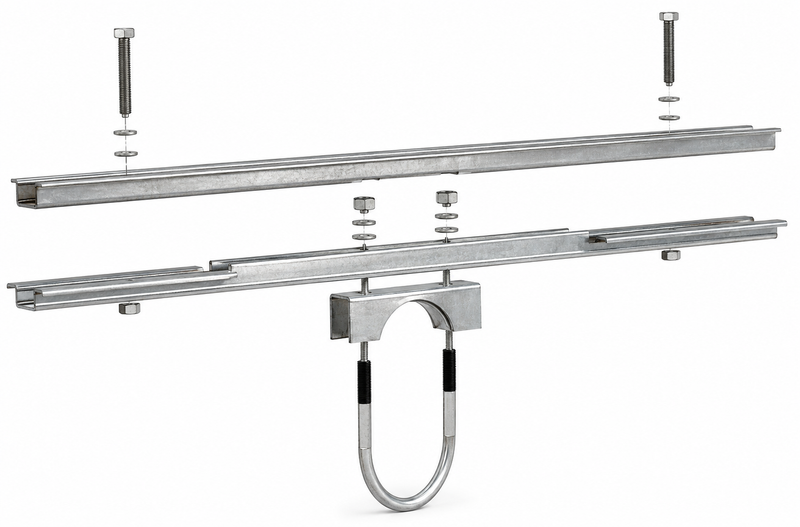 Tamarack Solar Mid Clamp – 38-IN - 72-IN Modules – 35-IN – UNI-PGRM-MID