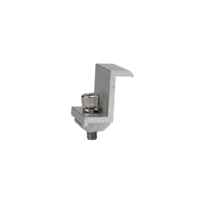 End Clamp for Mini Rail 35mm (Silver)
