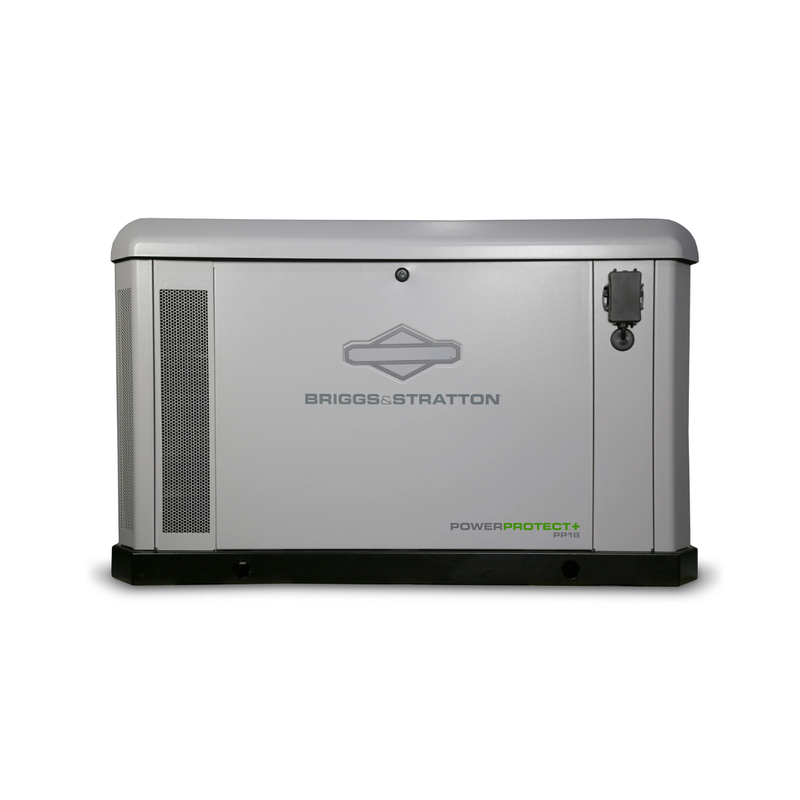 Briggs & Stratton PowerProtect+ 18kW Home Standby Generator – Integrated EnergyTrak Monitoring – 120/240V – LP/NG