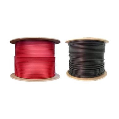 500ft 10 AWG Copper PV Wire – Black and Red