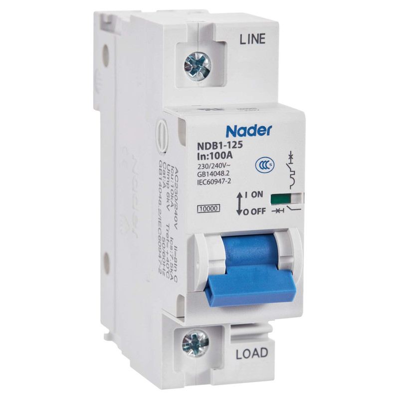 Nader DC Circuit Breaker 240V 100A