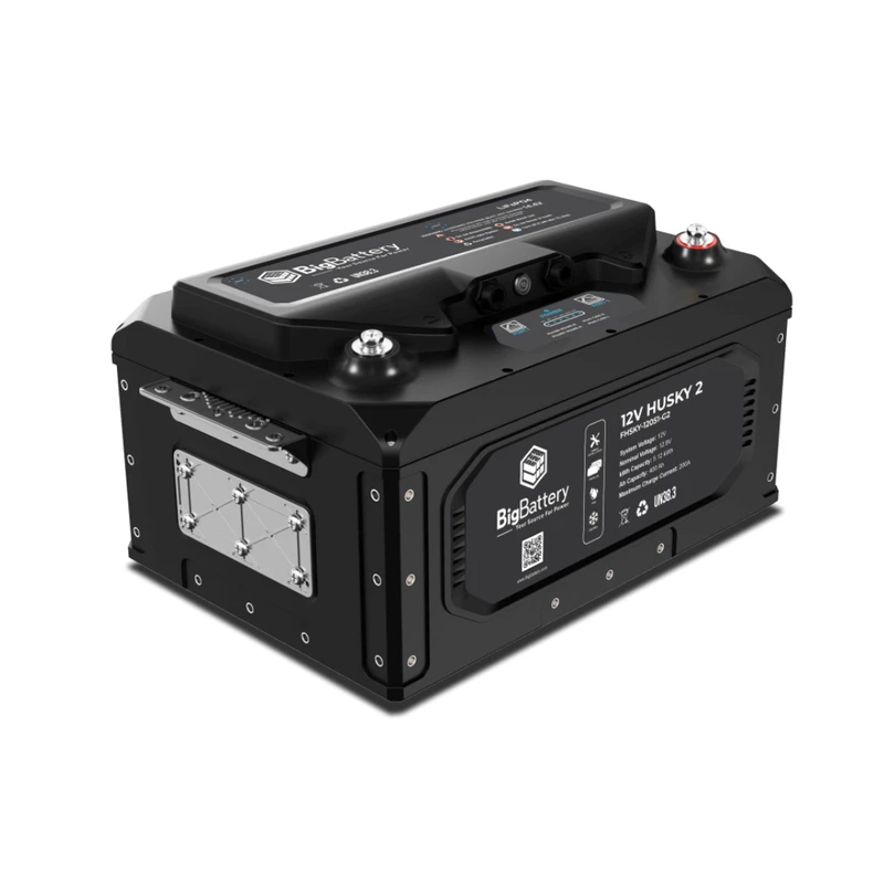 BigBattery 12V Husky 2 – 5.12kWh – 400Ah – LiFePO4 Battery – Inverter Version