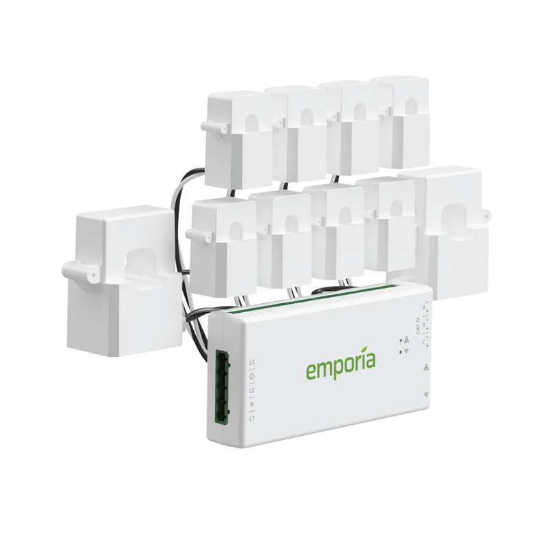 Emporia Vue 3 Home Energy Monitor – 8 Critical Load Sensors