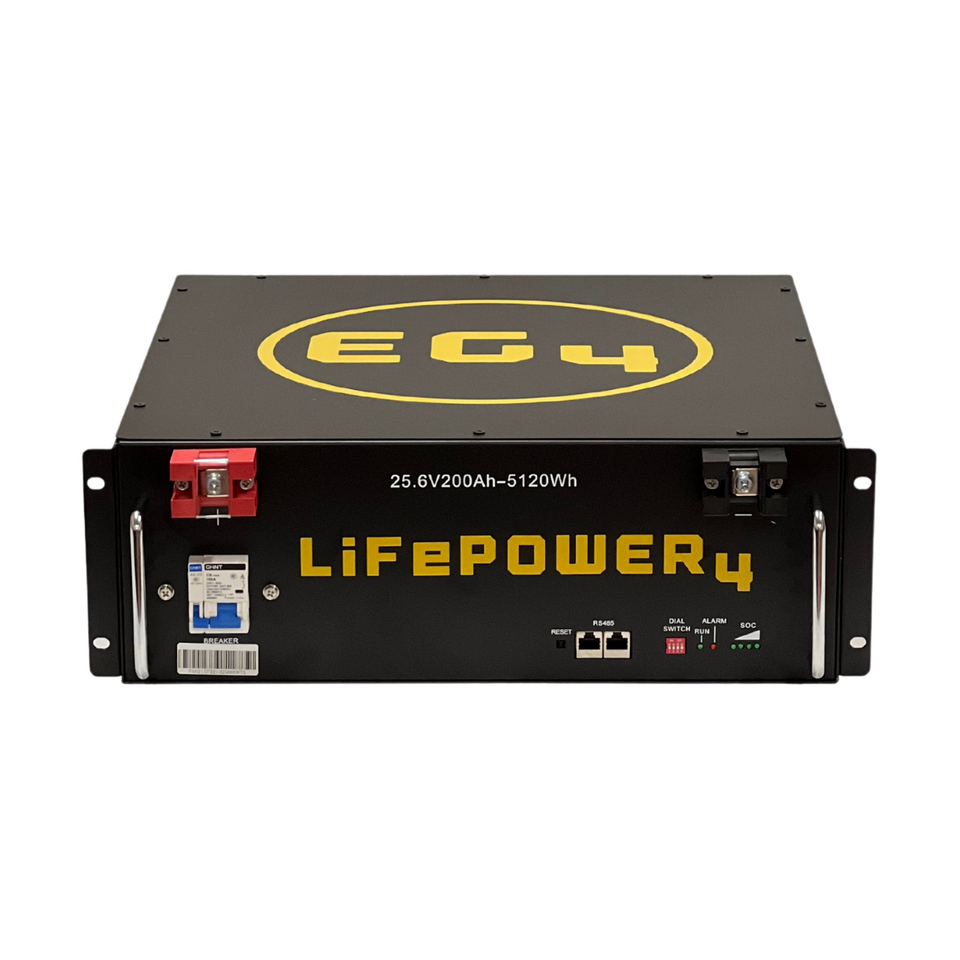 EG4LifePower4 Lithium Battery 24V 200AH Server Rack Battery
