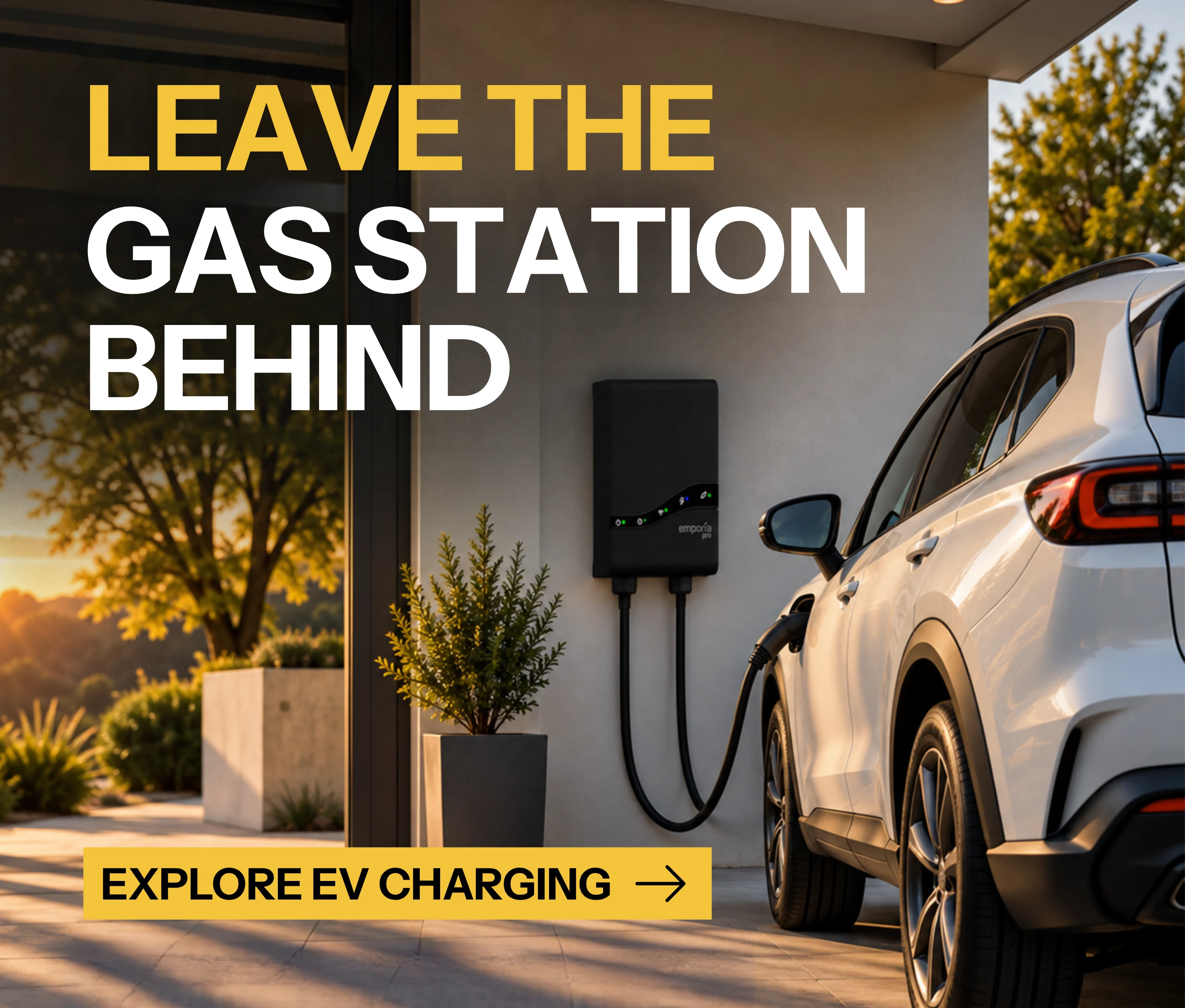 Skip the pump and charge at home with EV chargers. Shop EV charging now!