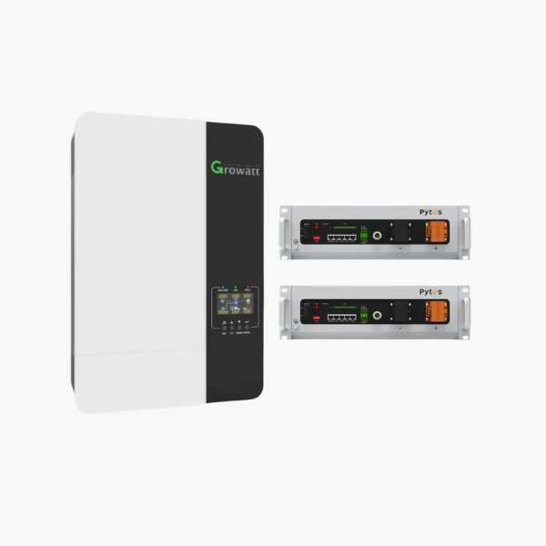 Pytes LiFePO4 Battery + Growatt 3kW Off-Grid Inverter