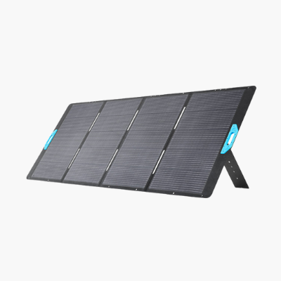 Mobile Solar Panels showing Anker solar panel