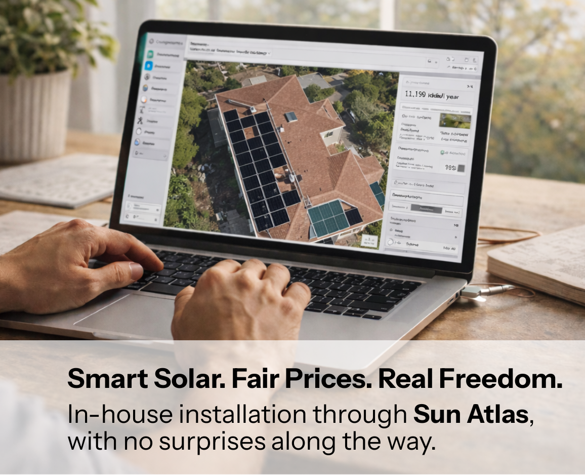 Sun Atlas Power Signature Solar’s in-house installer. Learn more!