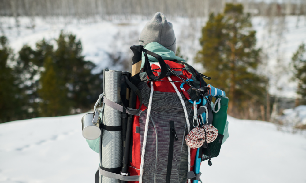 RV cooking setup out West with people using their Anker EverFrost 2 Cooler.