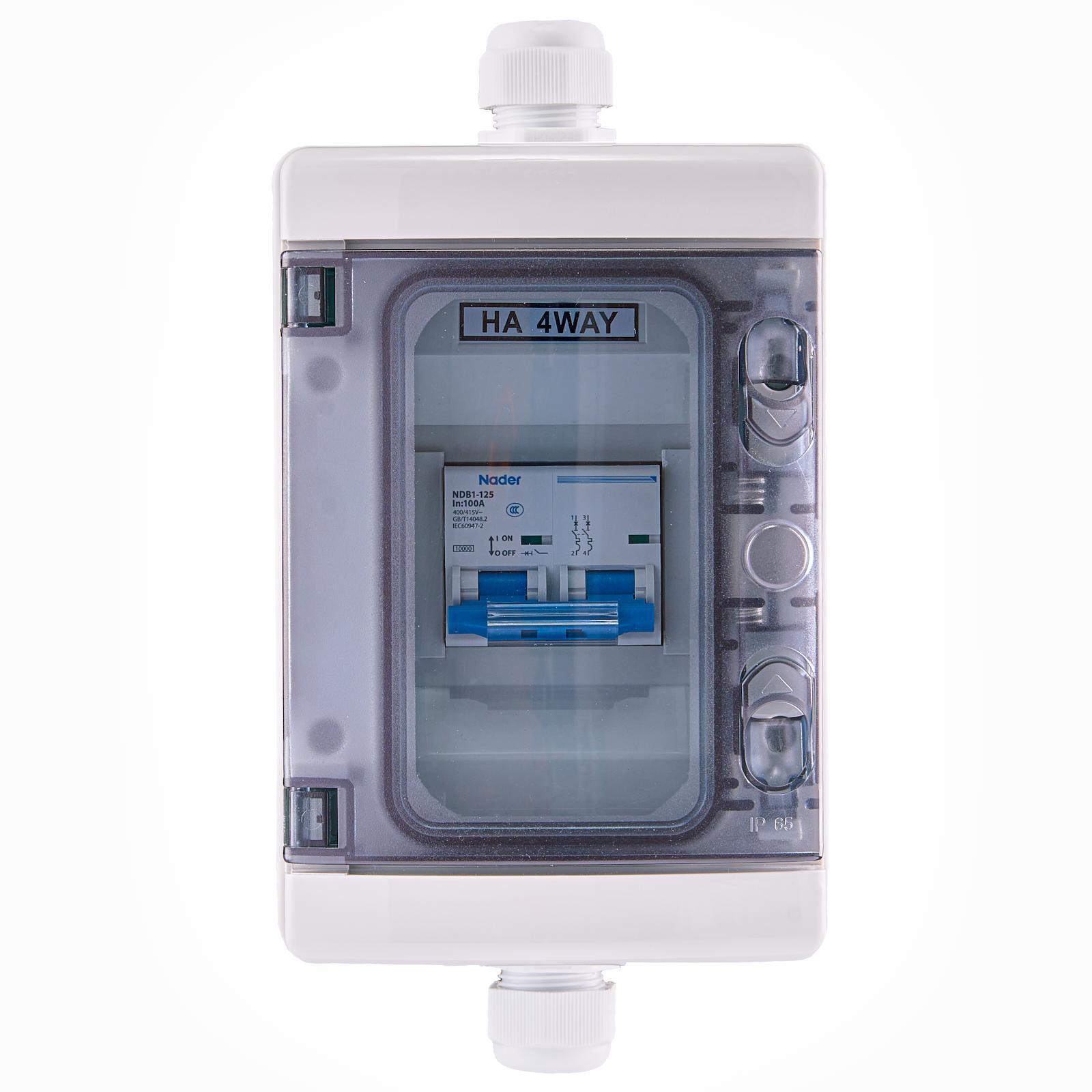 Nader DC Circuit Breaker 60V 200Amp with Enclosure Signature Solar