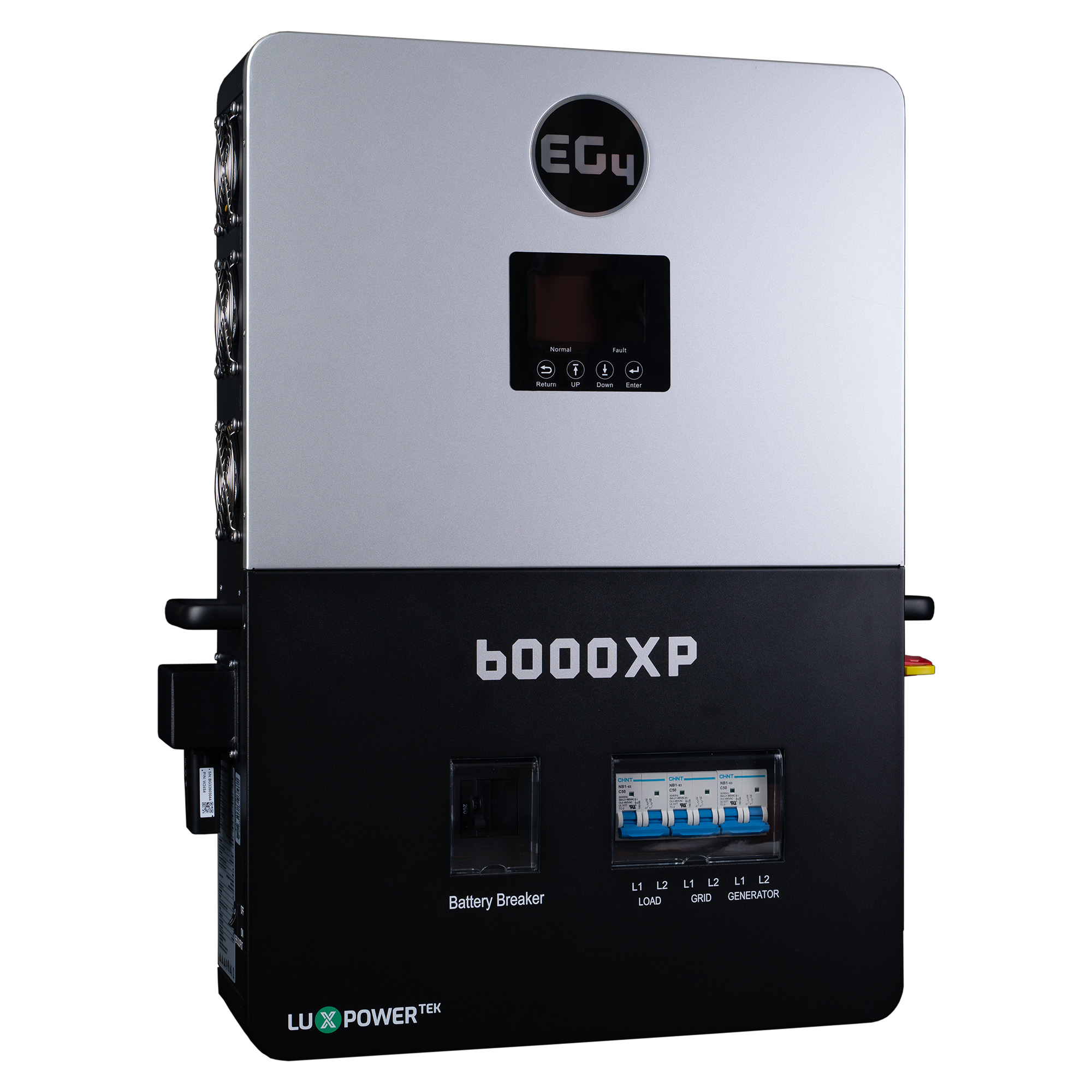 EG4 6000XP Off-Grid Inverter, 8000W PV Input, 6000W Output, 480V VOC  Input, 48V 120/240V Split Phase