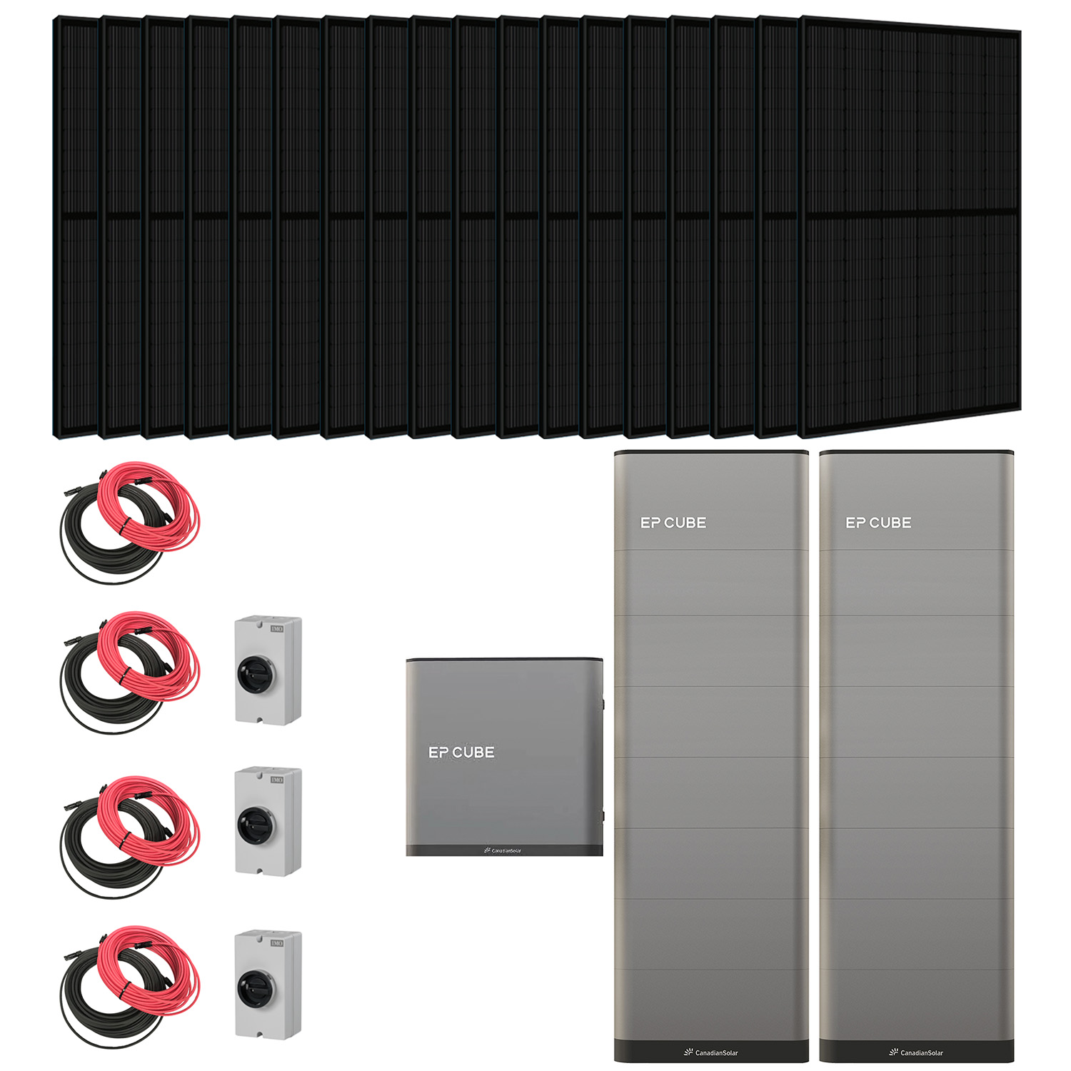 Kit solaire 4500w autonome VM III 5KW 48V - 230V - stockage 9600wh AP5-Pack  926-defaultCombination