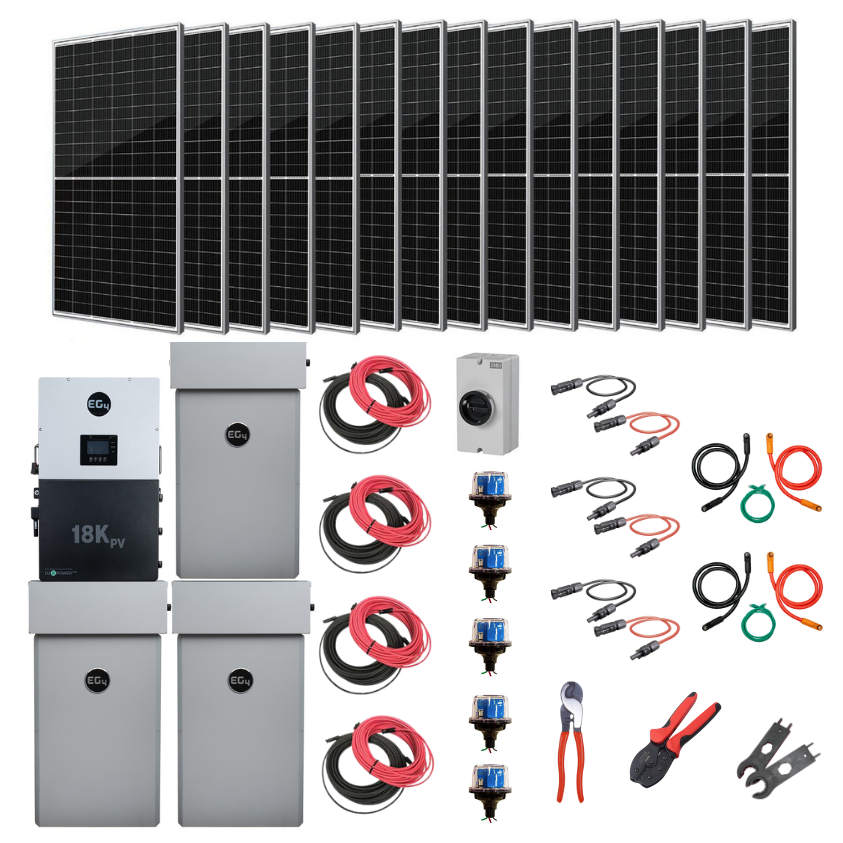  Solar Panels, DIY Off-Grid Solar, Server Rack Battery  for Solar, Solar Inverters