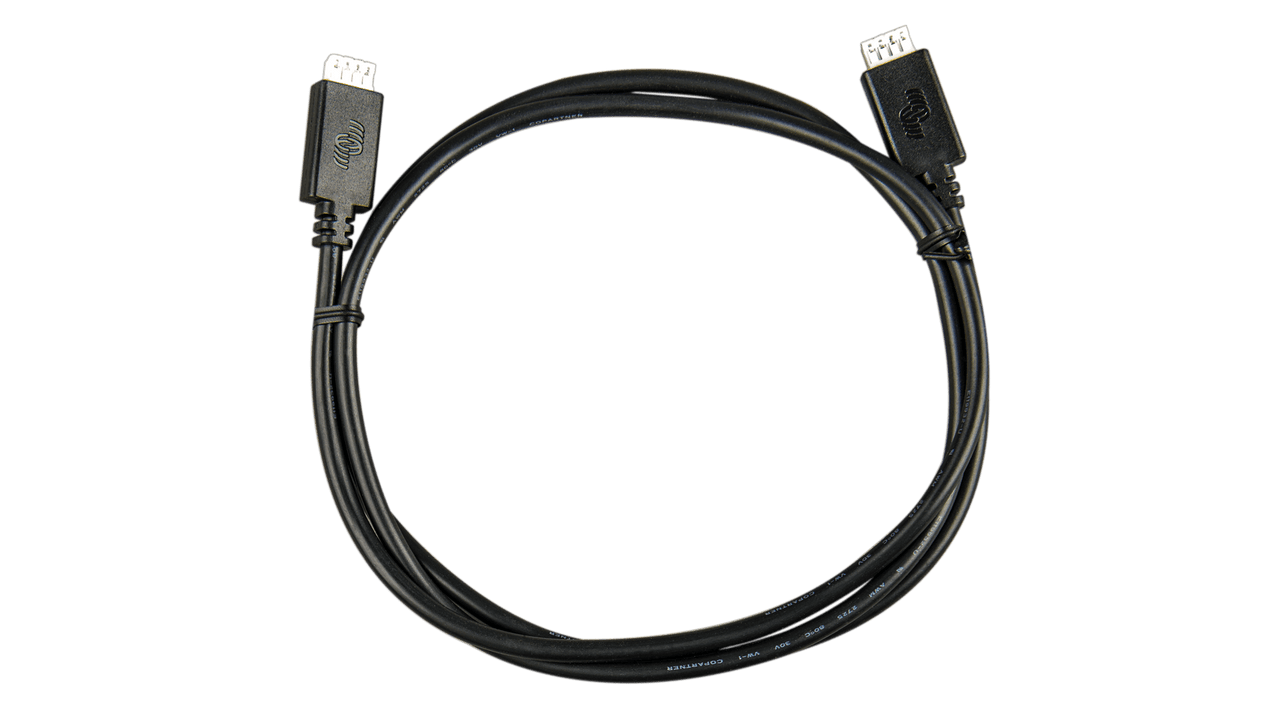 Victron VE.Direct Cable 3m coiled black wire