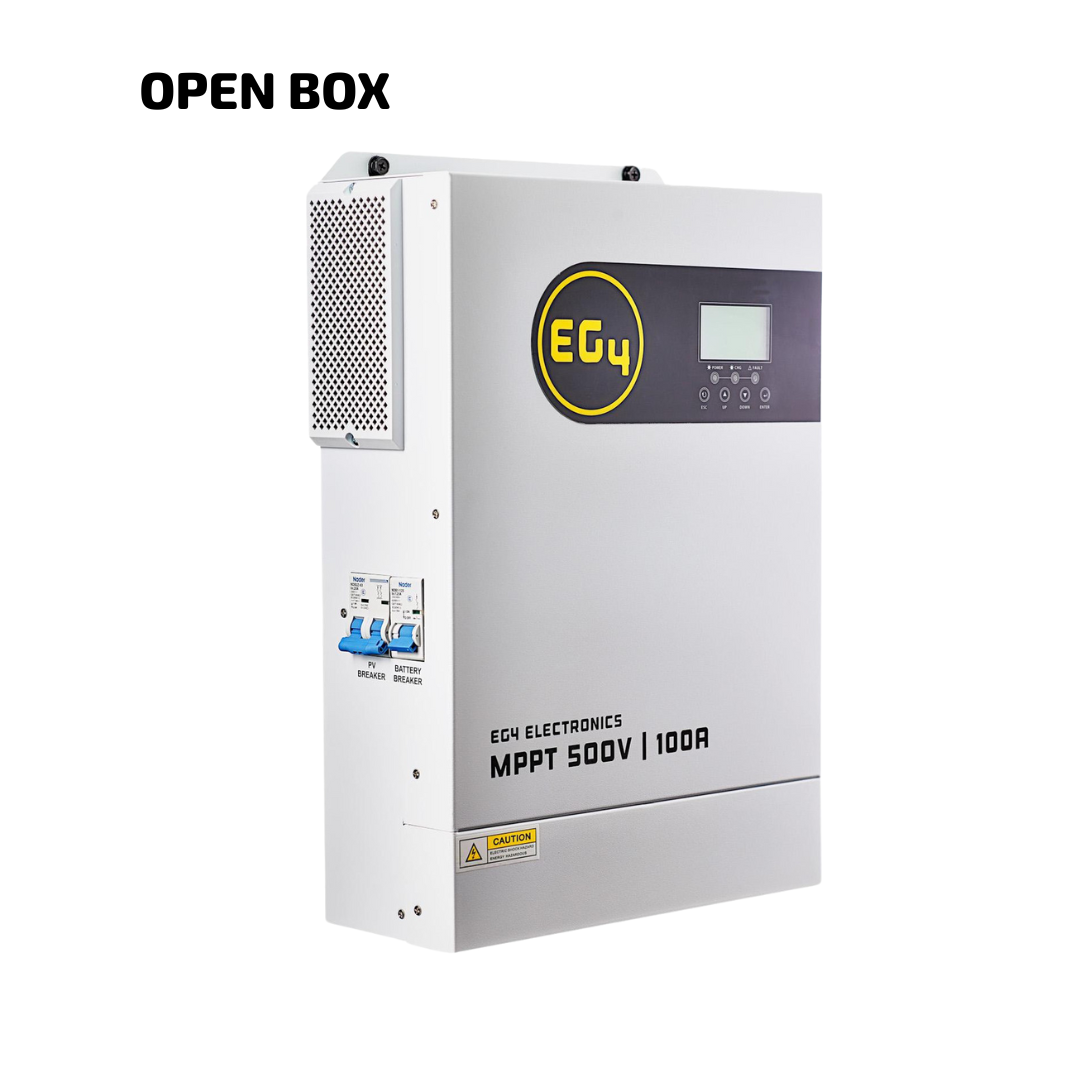 Open Box | EG4 Solar Charge Controller MPPT right tilted view 