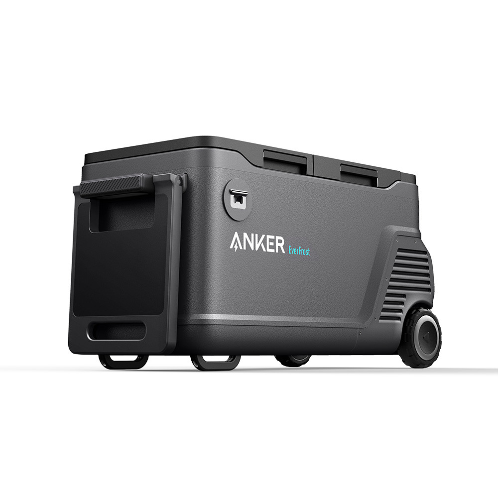 Anker EverFrost Dual-Zone Powered Cooler angled left