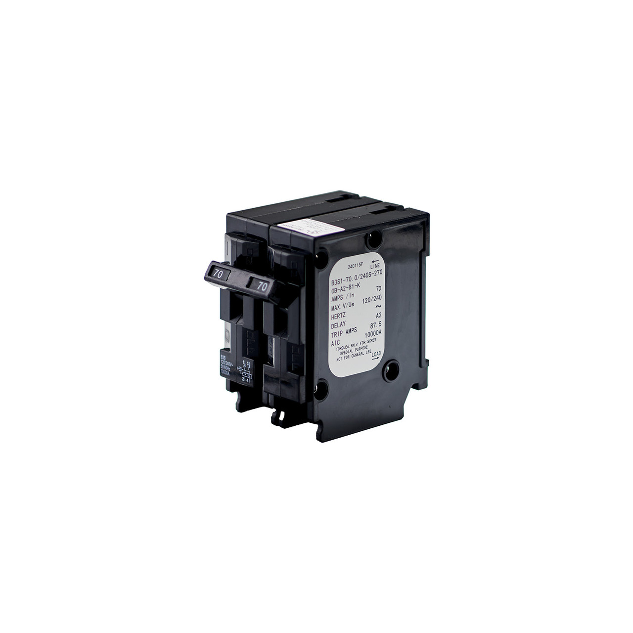 EG4 70A AC Circuit Breaker side view