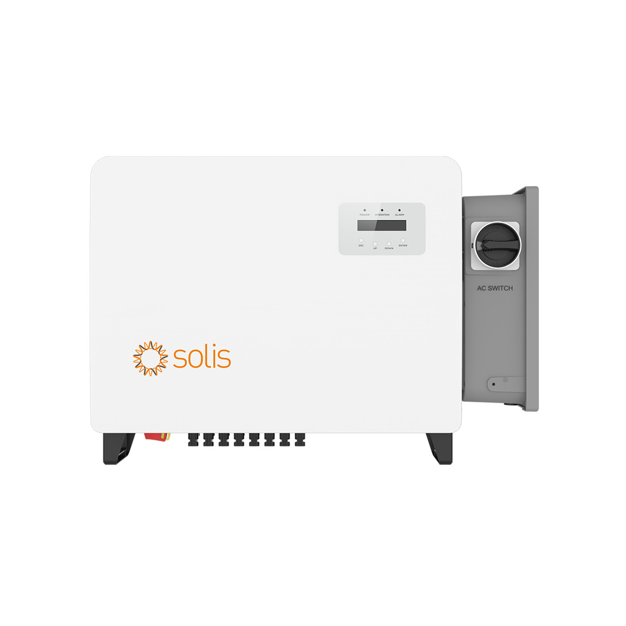 Front view of Solis 30kW Three Phase 208Vac Three MPPT w/ AFCI 