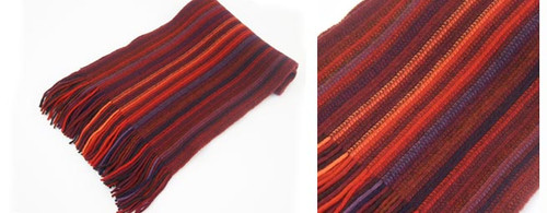 Gents Lambswool Stripe Scarf (#33)