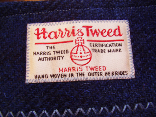 Harris Tweed Handbag (Blue/Grey)