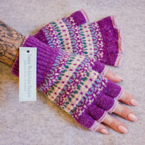 Shetland Wool Fingerless Gloves (5 colours to choose from)