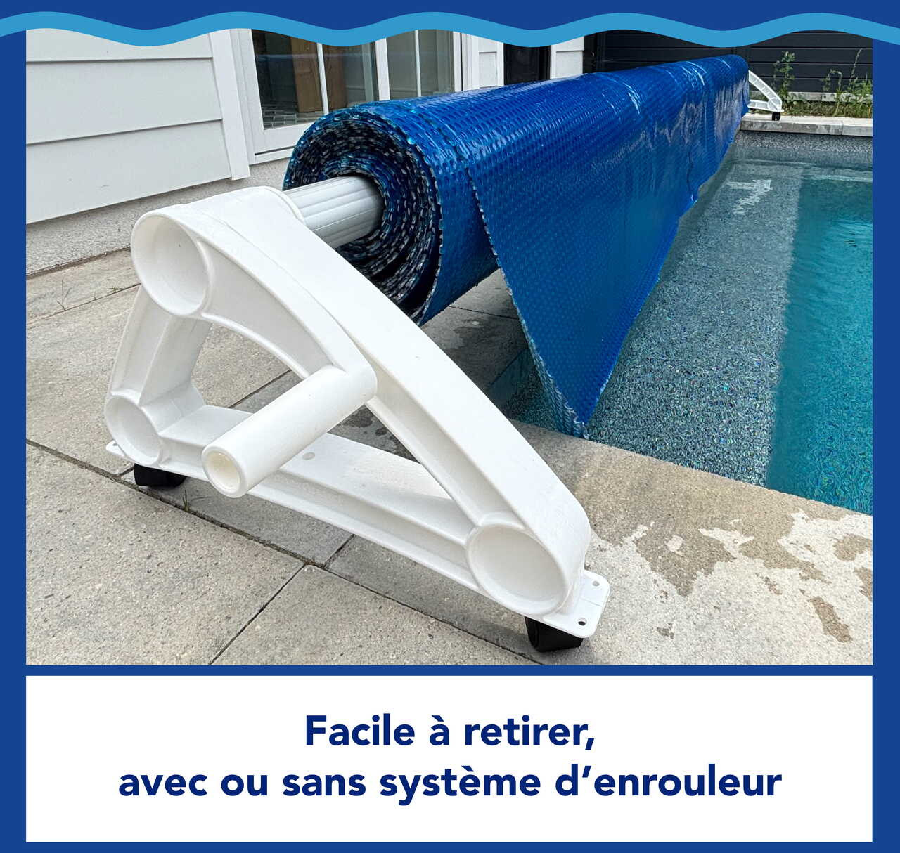 Couverture solaire ovale Exclusive Space Age 12' x 24'