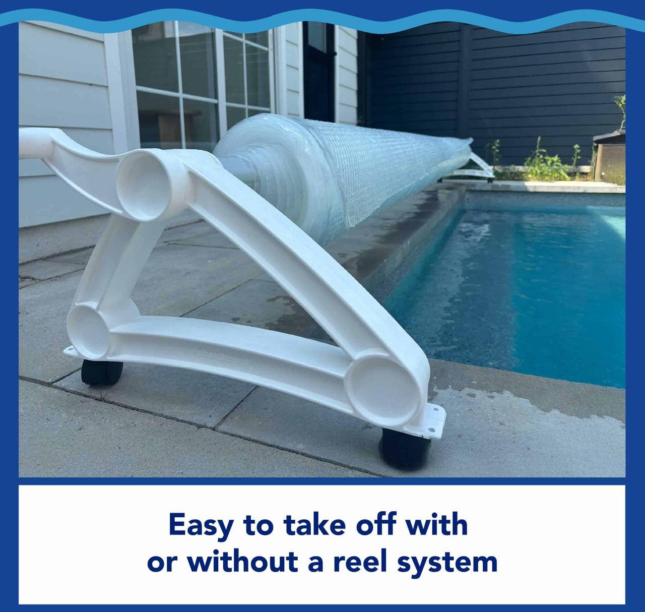 16' x 32' Rectangle Clear Deluxe Solar Blanket