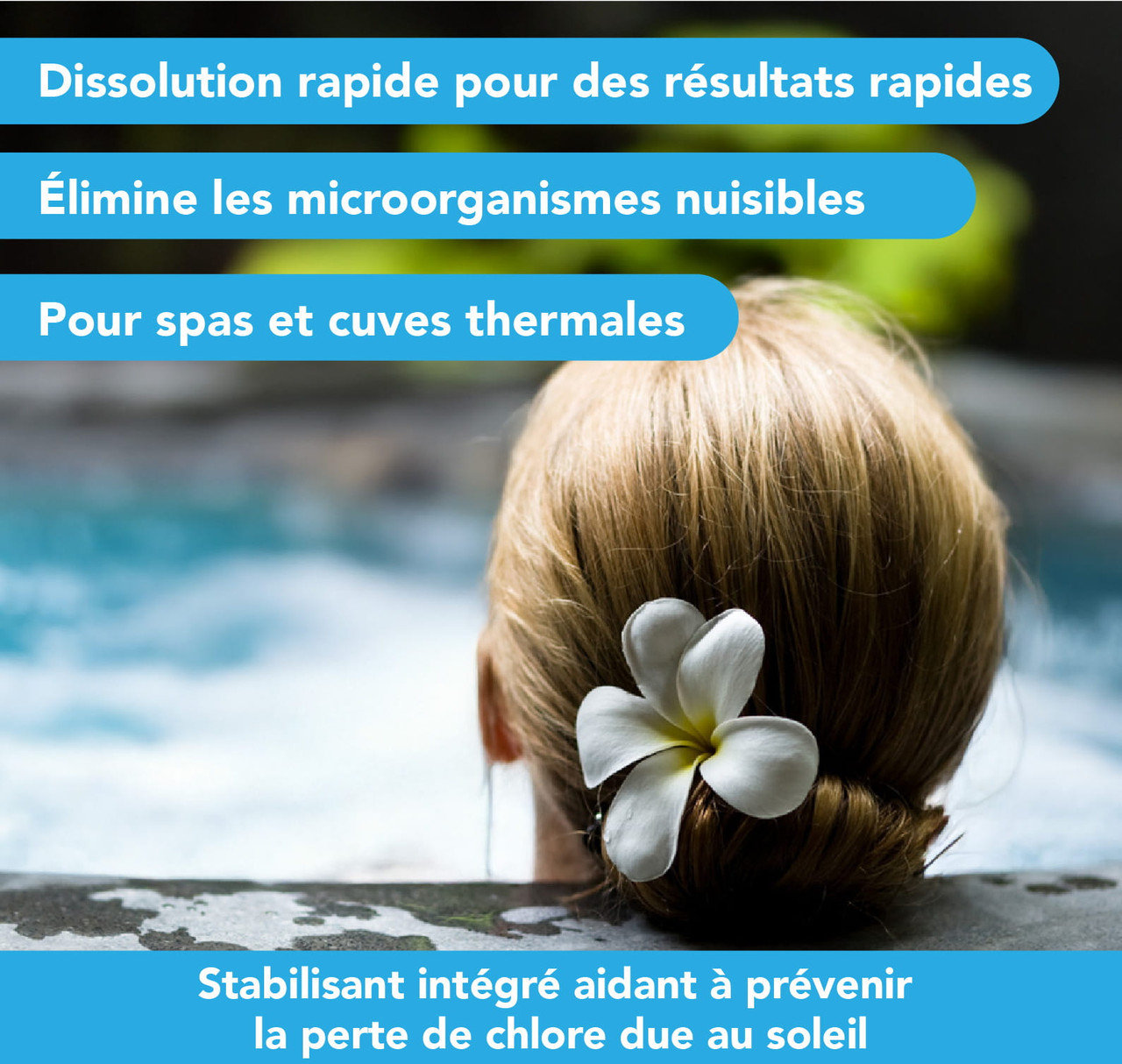 Chlore stabilisé granulaire 2 kg