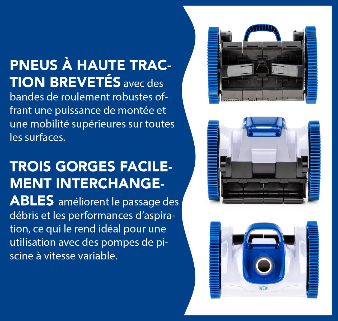 Nettoyeur à turbine avancée Hayward AquaNaut 200