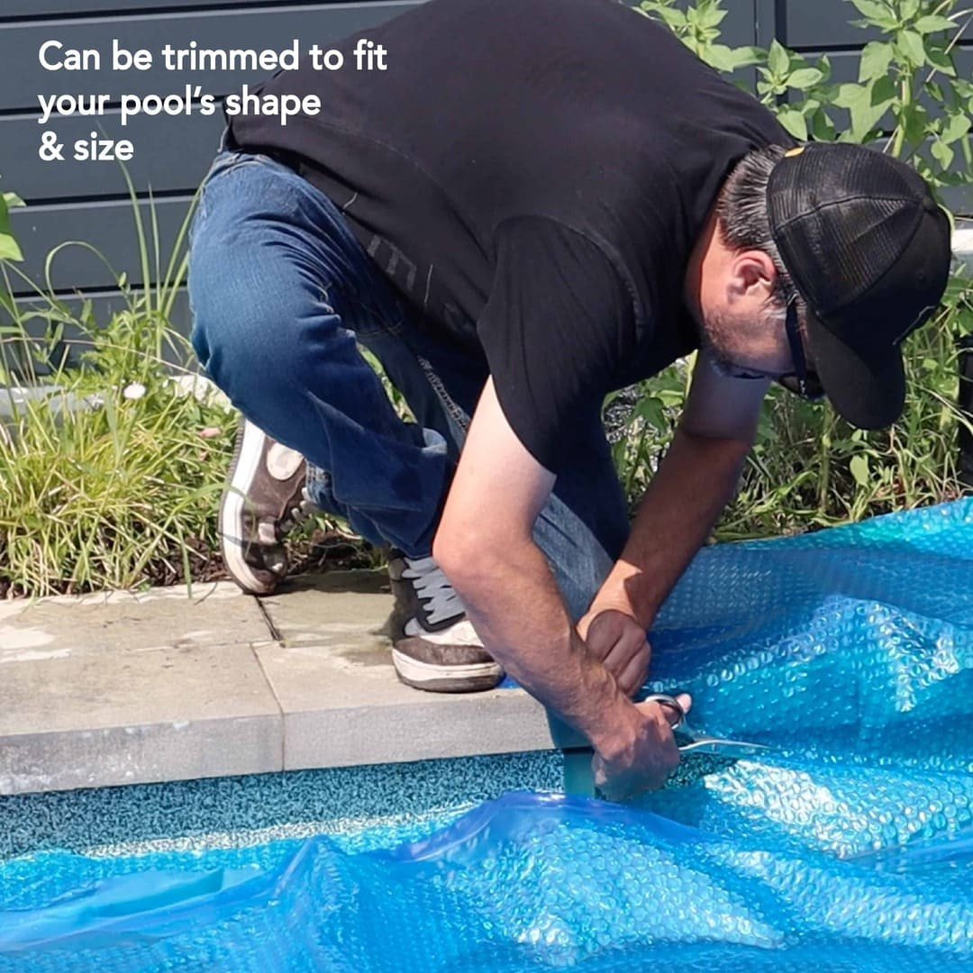 16' x 24' Oval Deluxe Blue A/G Solar Blanket