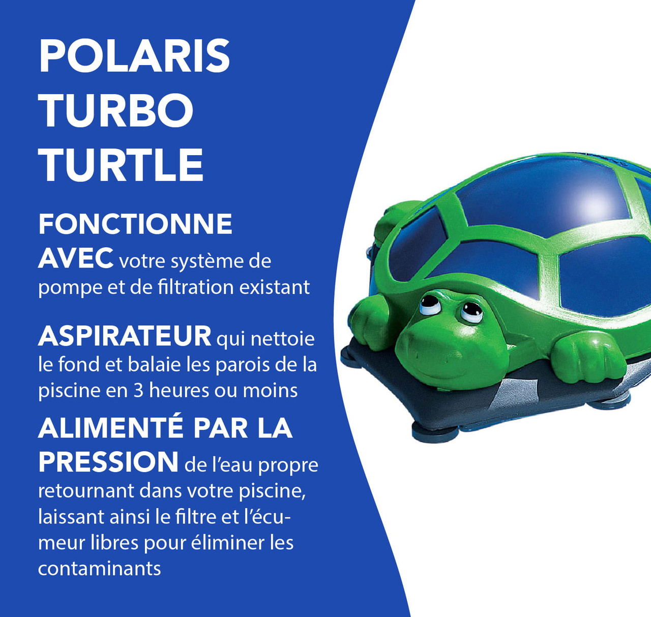 Polaris Turbo Turtle (6-130-00T) — Nettoyeur de piscine hors terre à pression