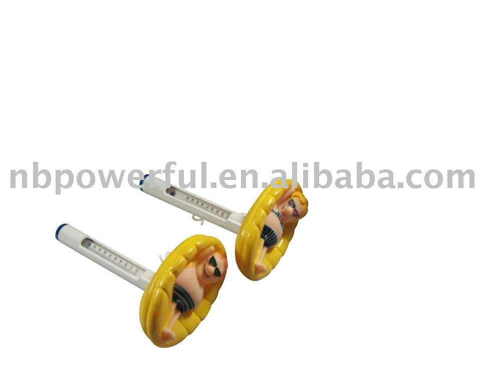 Boy and Girl Floating Thermometer