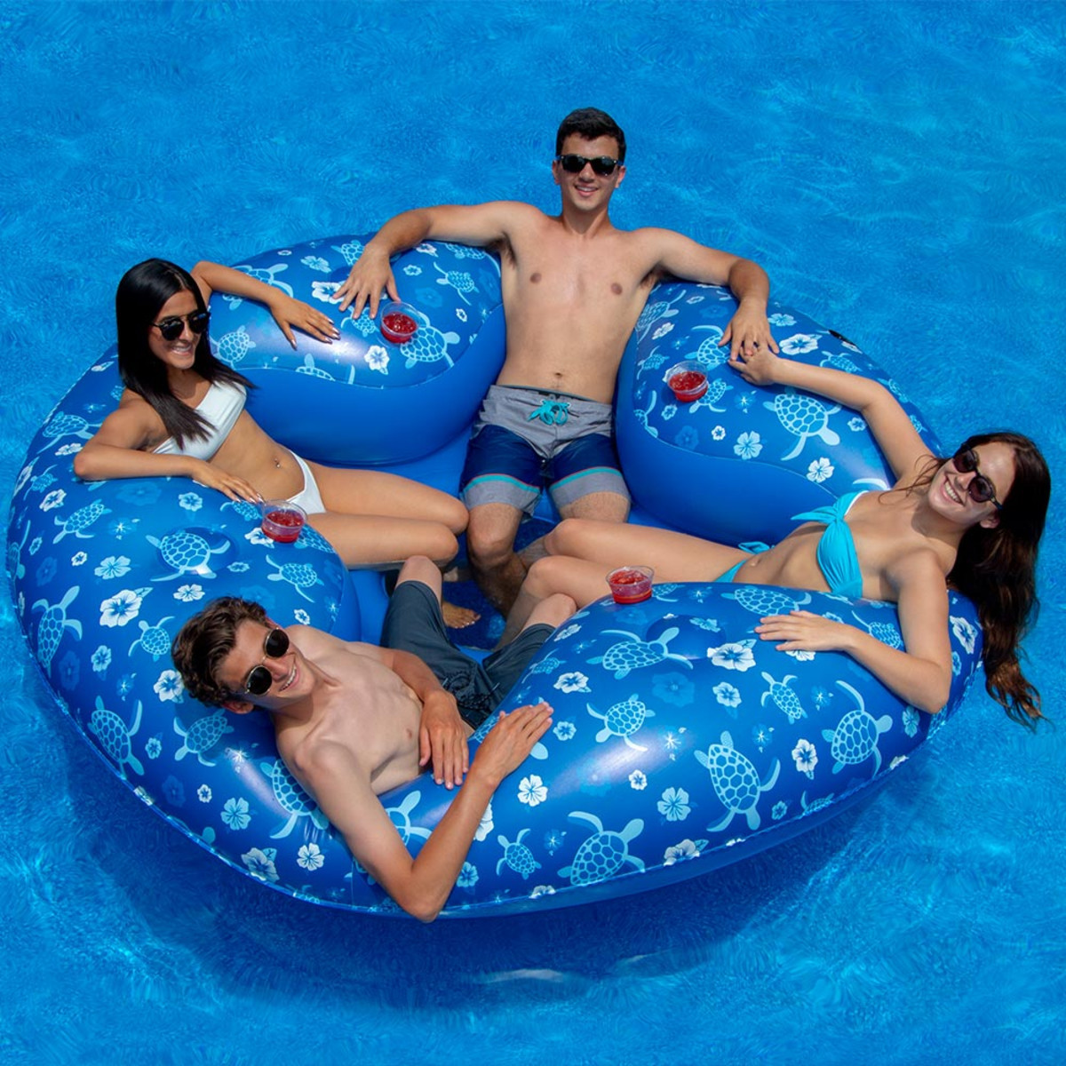 Tropical 4 person Lounger
