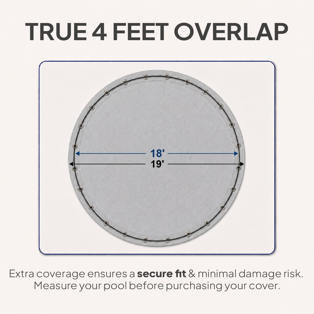 18' Round Platinum Pro-Shield Above Ground Winter Pool Cover