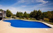 16' x 32' Rectangle Premium Blue Solar Blanket - Image 3