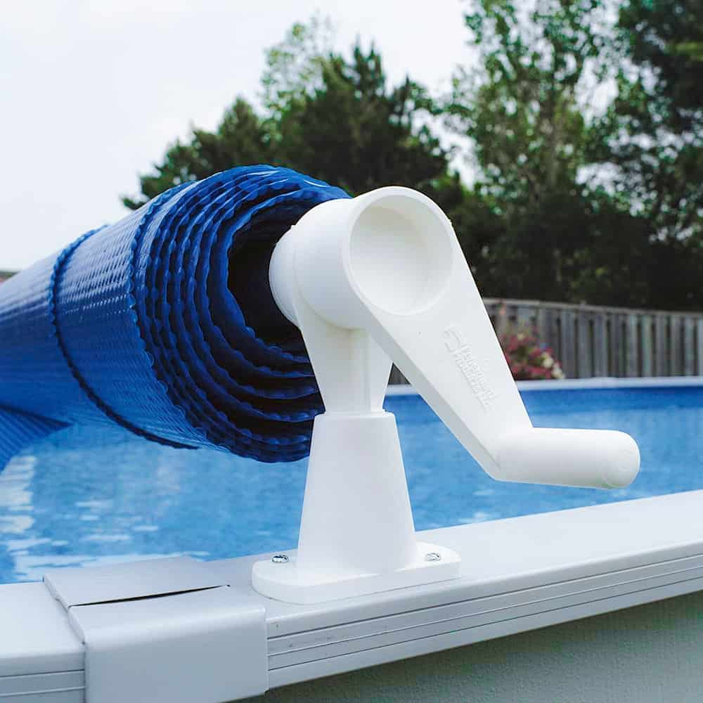 Enrouleur solaire FeherGuard Premium pour piscine hors terre jusqu’à 18' de large