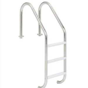 2 Step Stainless Steel In Ground Ladder with Resin Tread